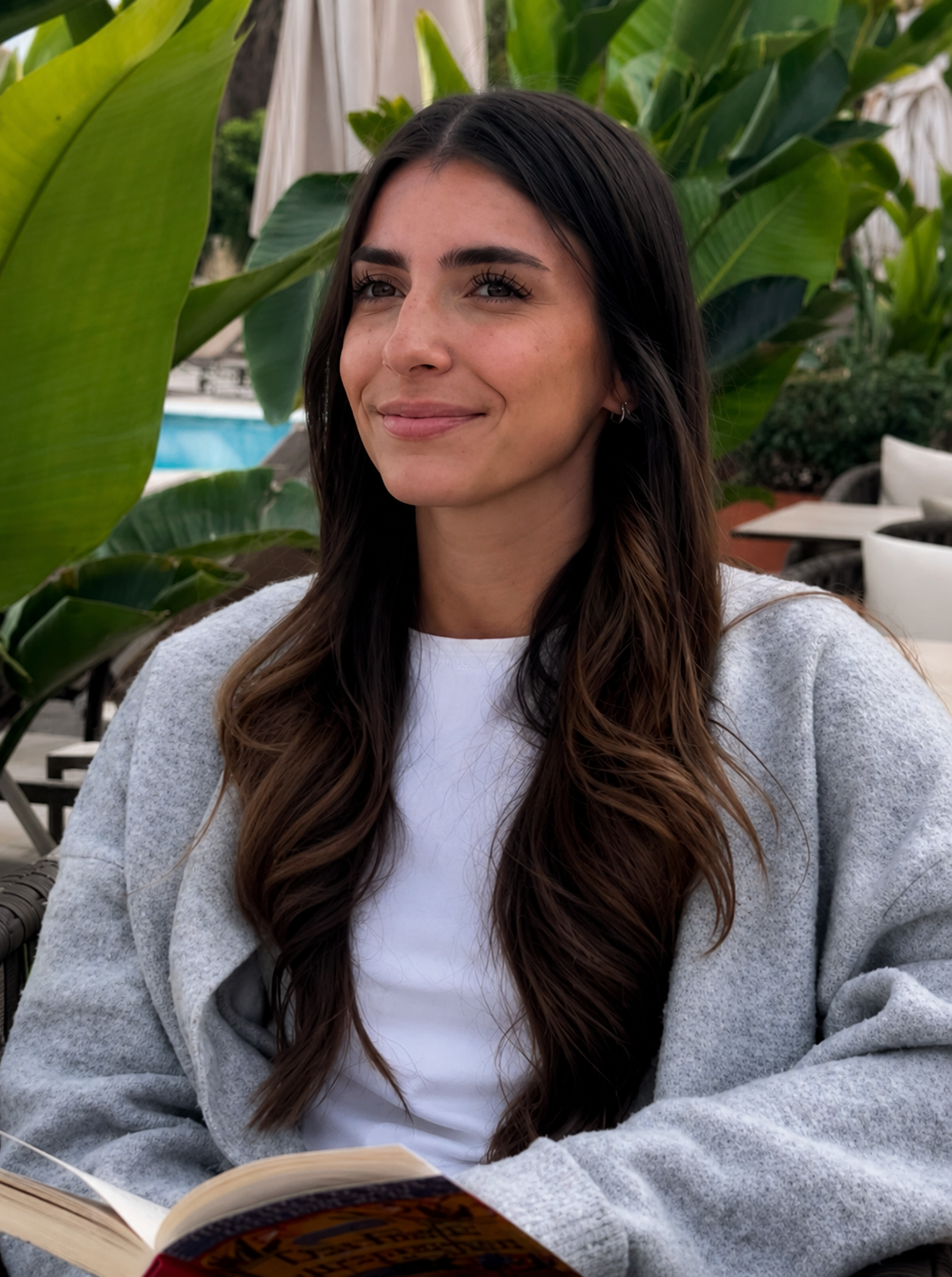 Valerija Kurz in einem ruhigen Moment der Reflexion